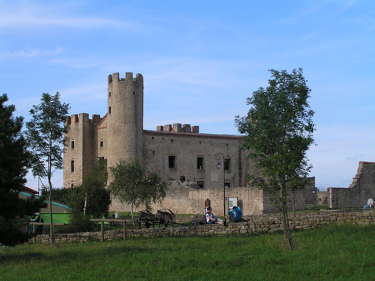 The front of the castle