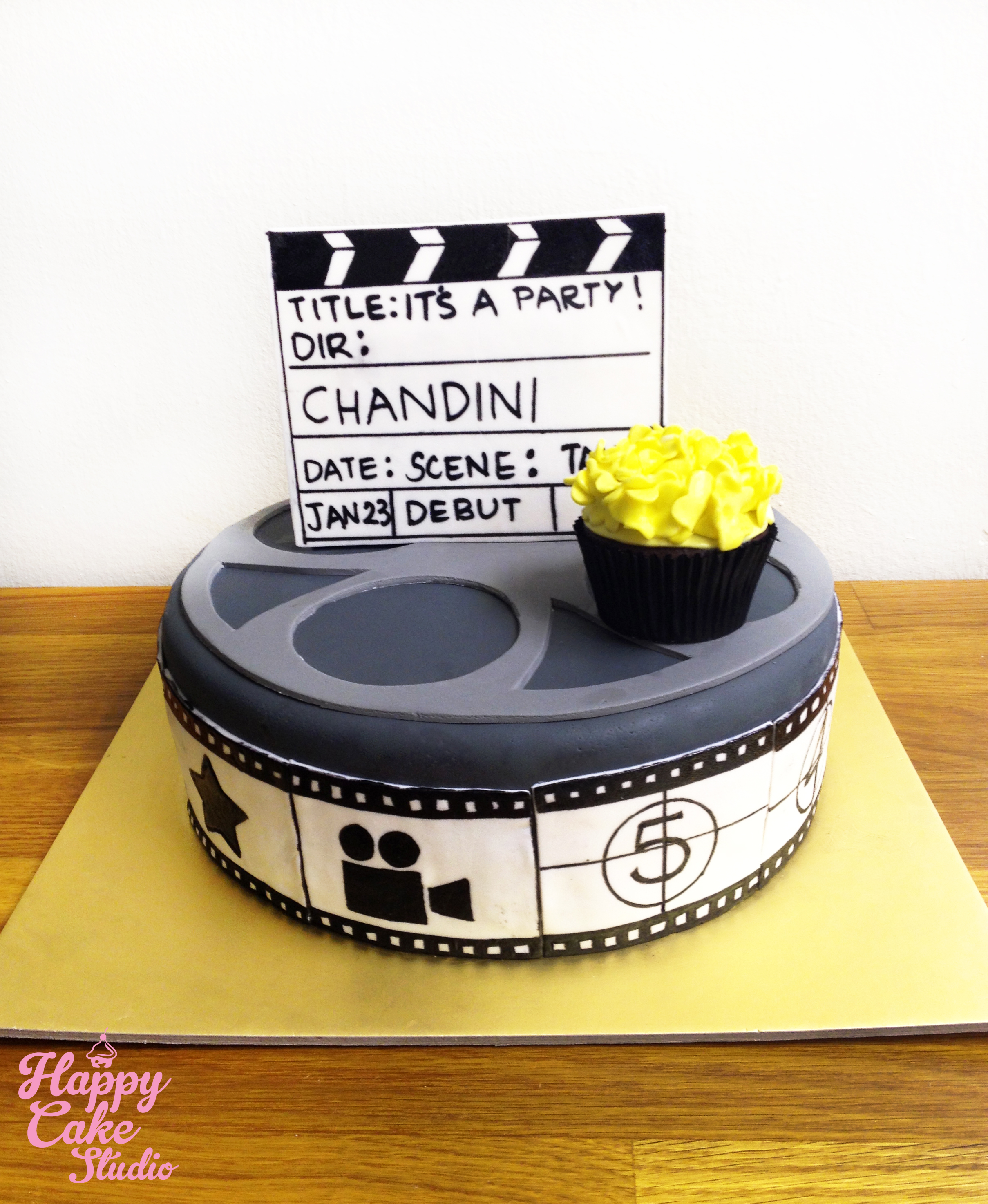 film reel cupcakes